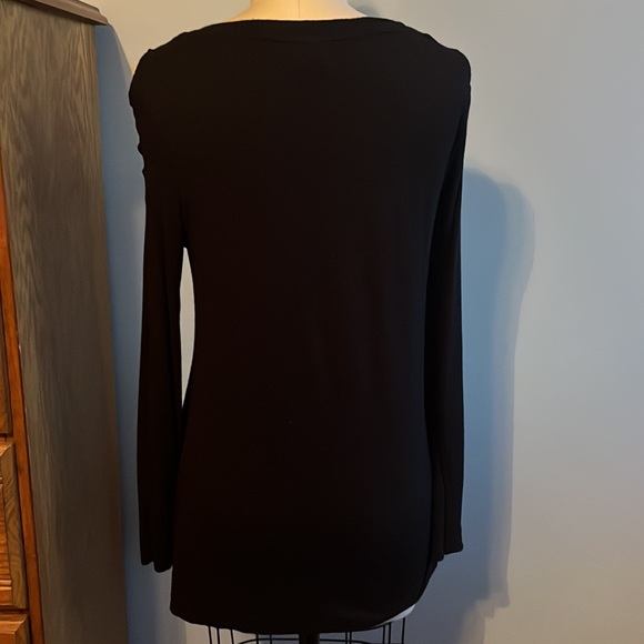 EllumiNation black long sleeve tunic - Picture 3 of 4